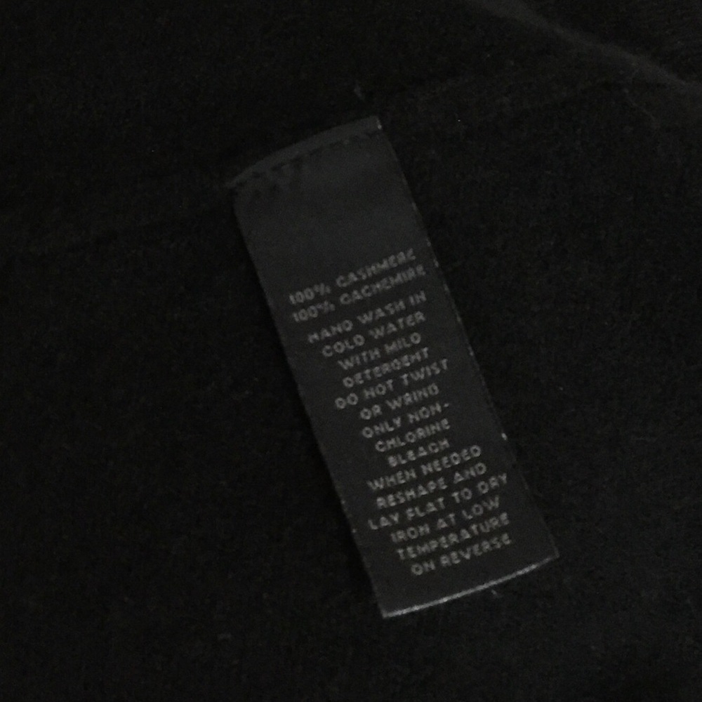 NEW Saks Fifth Avenue Black Cashmere Bolero Cardigan Sweater - Picture 7 of 8